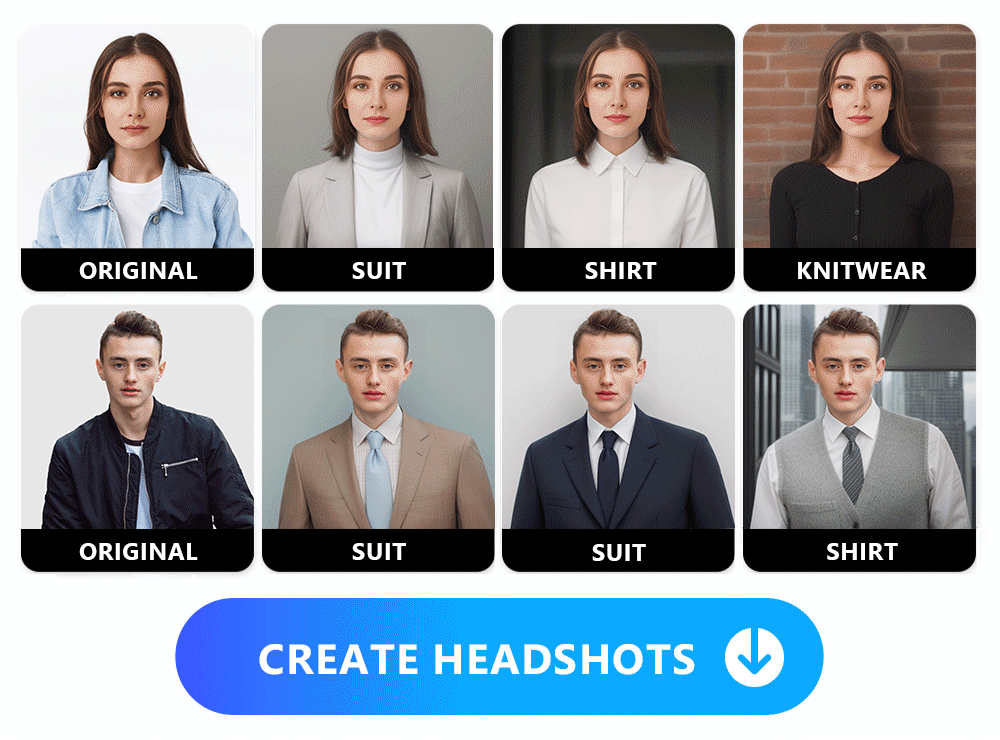 AI-generated headshots