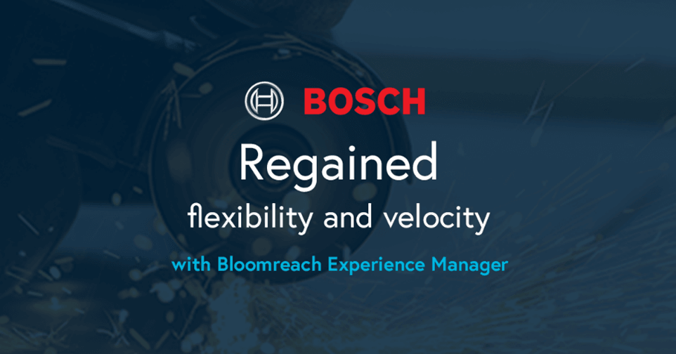 Bosch Website User Interface