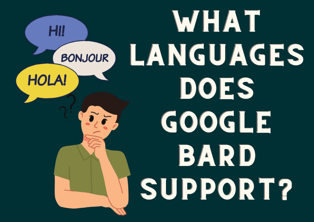 languages google bard allow 