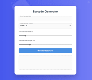 Barcode Generator Tool