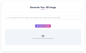 3D Image Generator