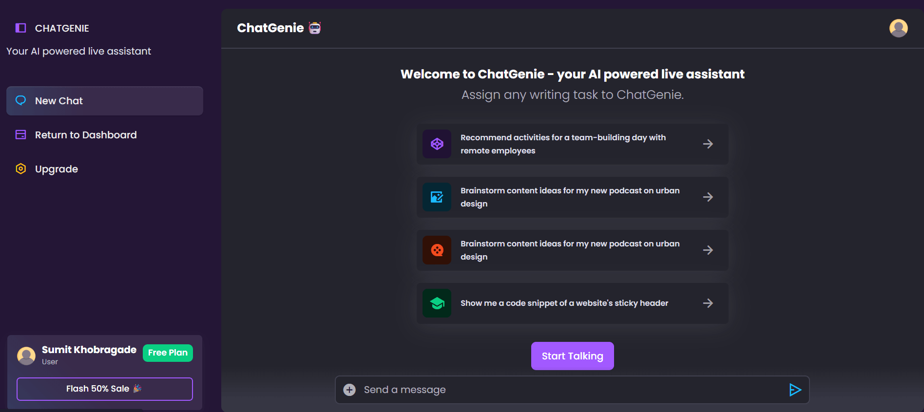ChatGenie — chat with 100+ AI models