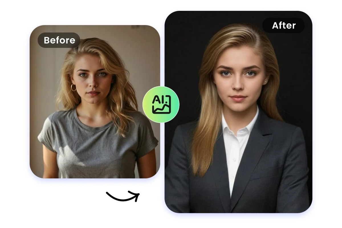 AI-generated headshots