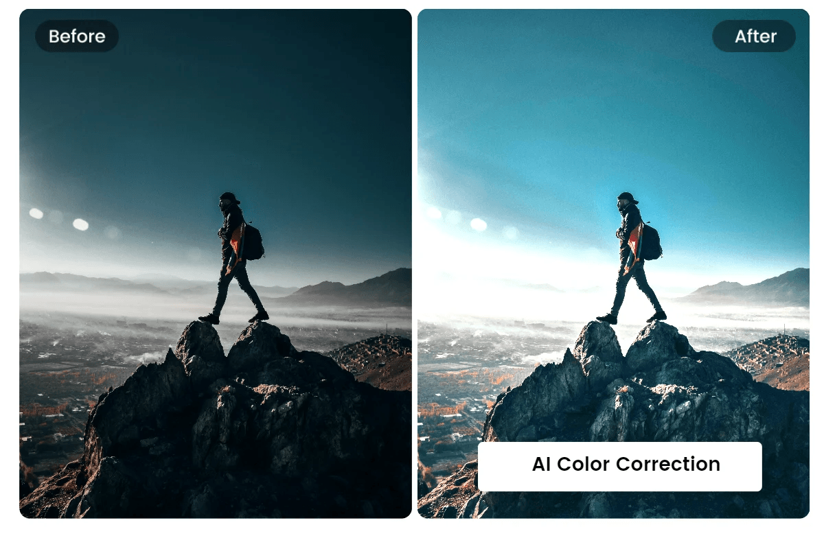AI Photo Color Correction