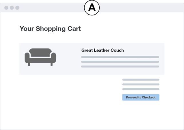 Anonymous Website User Interface