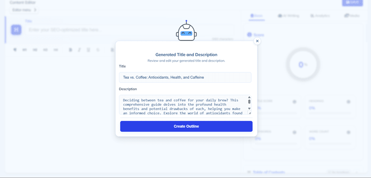 Article Outline Creation - Structured Content Planning