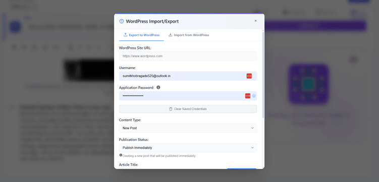 WordPress Integration